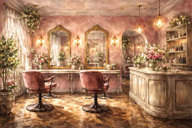 pink-floral-salon
